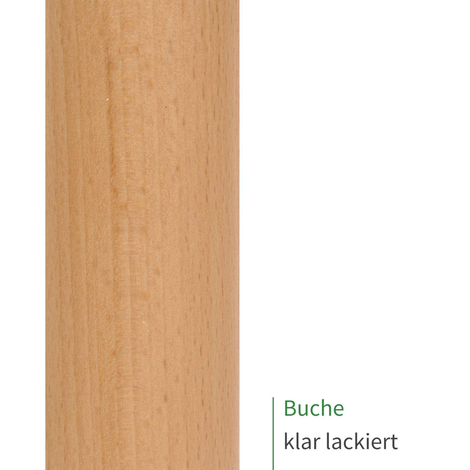 Handlauf Buche quadratisch | nach Maß | Treppe, Geländer, Wand