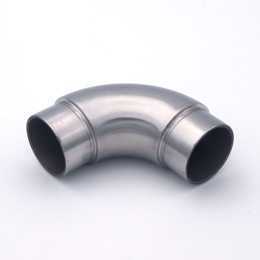 90° Bogen rund für Edelstahlhandlauf 42,4 mm Durchmesser