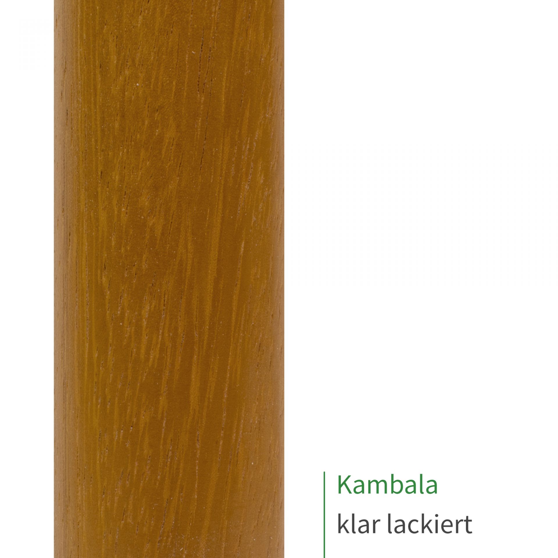 Handlauf Kambala rund Ø 30 - 60 mm | nach Maß | Treppe, Geländer, Wand