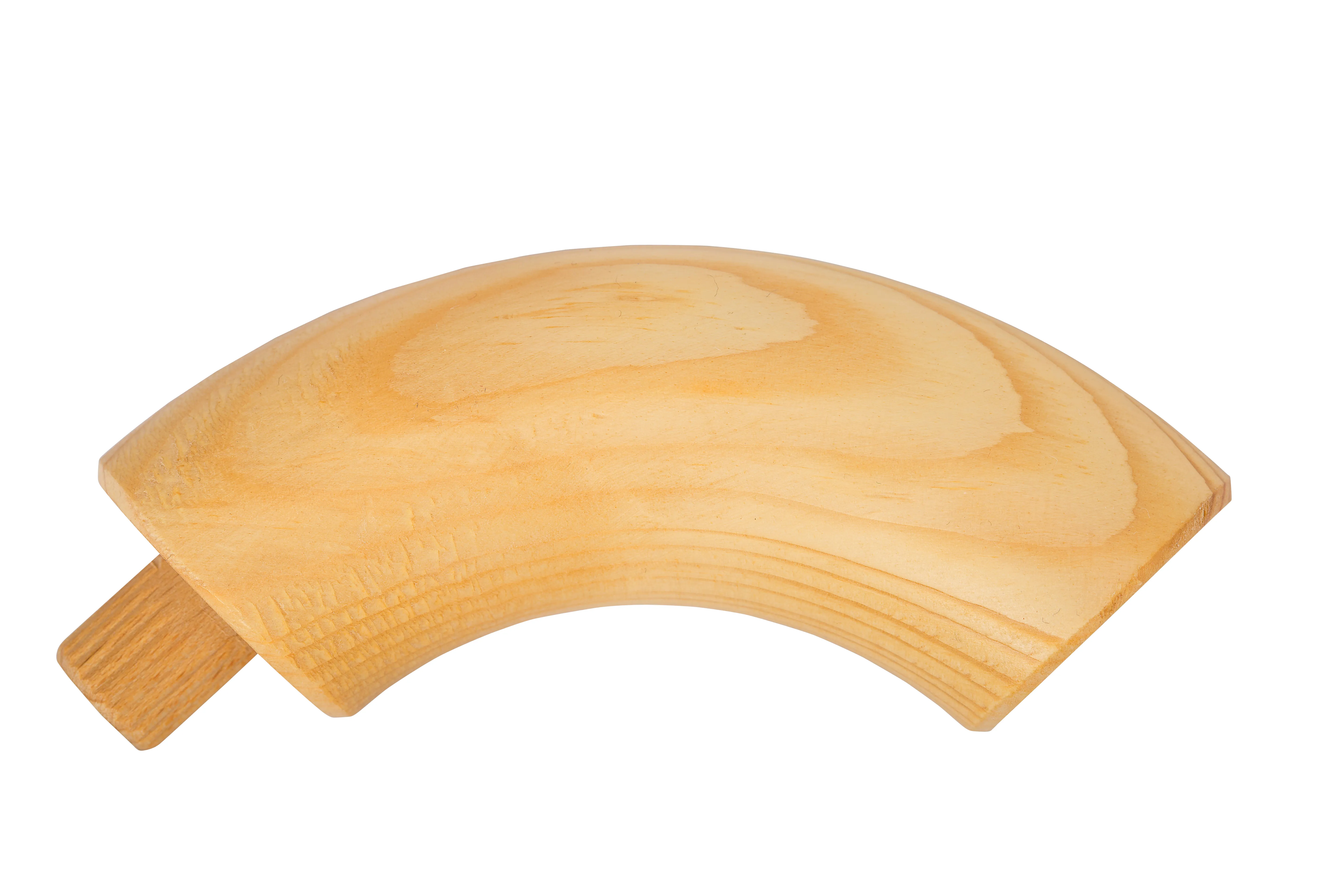 Handlauf Endbogen rund 90° in Fichte/Tanne Ø 35 - 50 mm, für Holzhandlauf