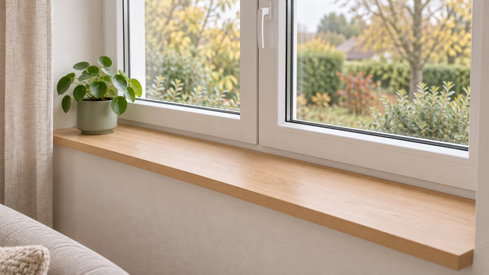 Fensterbänke in Holzoptik – natürliche Ausstrahlung nach Maß