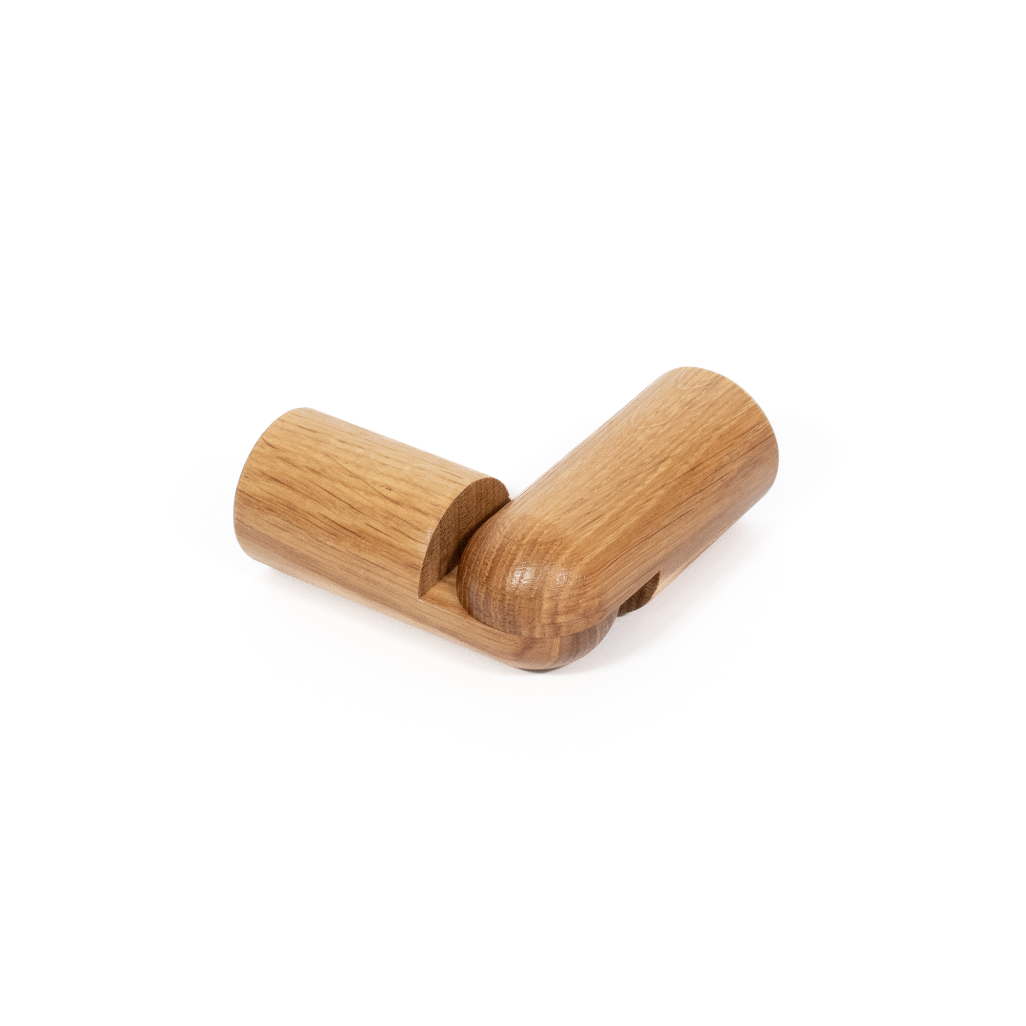 Flexibler Winkel Eiche Ø 42, 90 - 180°, für Holzhandlauf