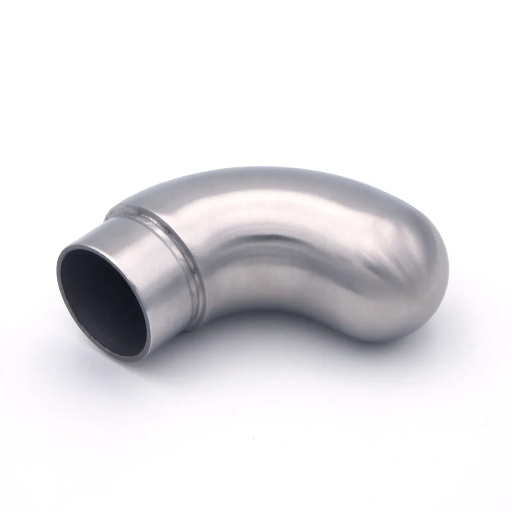 90° Endstück runder Abschluss für Edelstahlhandlauf 42,4 mm Durchmesser