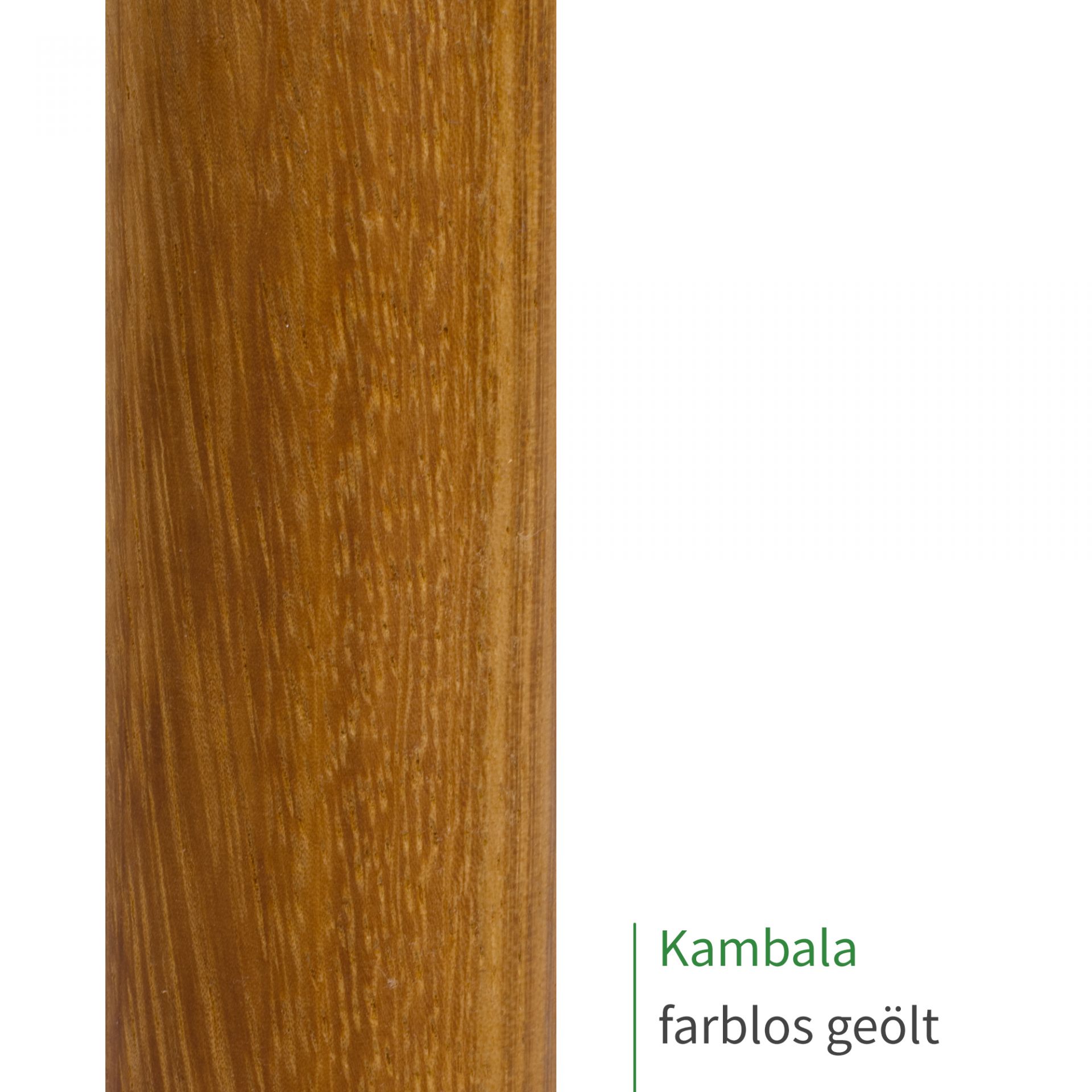 Handlauf Kambala rund Ø 30 - 60 mm | nach Maß | Treppe, Geländer, Wand