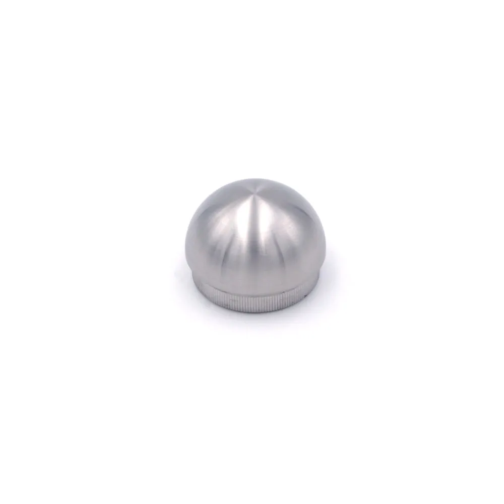Endkappe rund für Edelstahlhandlauf 42,4 mm Durchmesser