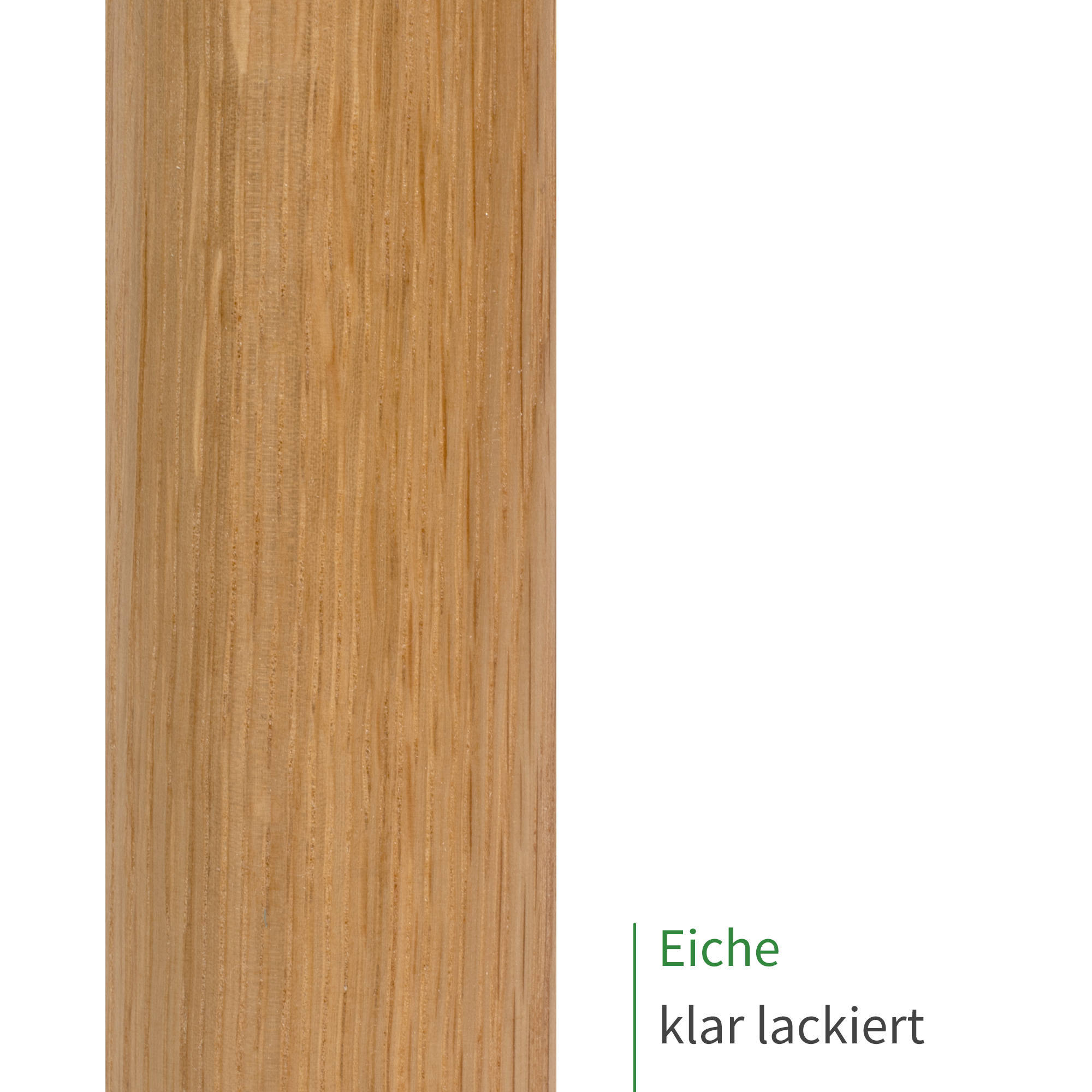 Holzhandlauf Esche Ø 42mm lackiert 3mm Fase Wandhandlauf Geländer Handlauf 