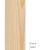 Vorschau: Holzhandlauf Esche rechteckig verschiedene Größen, bis 595 cm Länge nach Maß